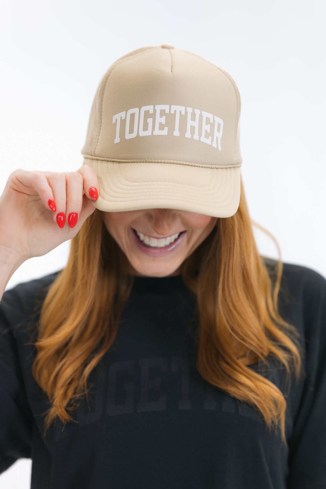 Together Khaki Trucker Hat